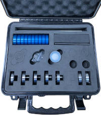 Laser Tracker Optical Tool Kit (1.5″ SMR Kit) in hard case